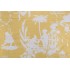 Thibaut South Sea F916024 Printed Linen Blend Drapery Fabric in Yellow 