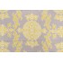 Anna French Halie F936115 Printed Linen Blend Drapery Fabric in Grey and Lemon for Thibaut