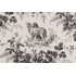 Thibaut Pedigree F99720 Printed Cotton Drapery Fabric in Black on Cream