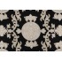 Thibaut Halie F936114 Printed Linen Blend Drapery Fabric in Black & Beige