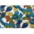 Robert Allen Abstract Flora Printed Drapery Fabric in Turquoise