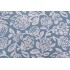 Robert Allen Cutwork Floral Printed Cotton Drapery Fabric in Cove