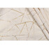 PK Lifestyles Departure Embroidered Faux-Fur Decorator Fabric in Gold 