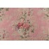 Villa D Ascoli Royal Bloom Printed Linen Blend Drapery Fabric in Rosewater 