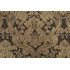 Old World Weavers Backed Damask Upholstery Fabric in Black/Gold for Scalamandre