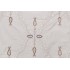 Scalamandre White Hall Embroidered Silk Drapery Fabric in Frost