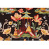 Harrison Howard East Of The Moon Printed Cotton Drapery Fabric in Night