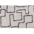 Crypton Imala High Performance Woven Chenille Upholstery Fabric in Indigo Cream