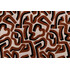 Hamilton Taggart Velvet Upholstery Fabric in Chestnut 