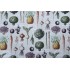 Stof France Jardinier Printed Cotton Drapery Fabric in Vert