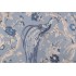 Waverly Olana Printed Cotton Drapery Fabric in Larkspur