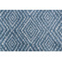 P Kaufmann Diamond Printed Chenille Decorator Fabric in Denim Blue