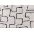 Crypton Imala High Performance Woven Chenille Upholstery Fabric in Indigo Cream