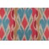 PK Lifestyles Bergama Ikat Printed Cotton Drapery Fabric in Teaberry