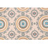 Valiant Fabrics Zanzibar Embroidered Drapery Fabric in Azure