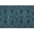 Lacefield Seville Printed Cotton Blend Drapery Fabric in Prussian Blue