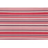 Multi Stripe Printed Polyester Outdoor Fabric in Berry