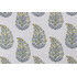 P Kaufmann Zinna Printed Cotton Blend Drapery Fabric in Peacock 