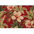 Covington Fiona Printed Linen Blend Drapery Fabric in 349-Vintage Red 