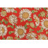 Braemore Printed Cotton Drapery Fabric in Persimmon