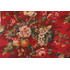 P Kaufmann Queensland Printed Cotton Drapery Fabric in Crimson