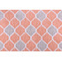 Linman Printed Cotton Drapery Fabric in Mango