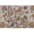 Belle Maison Campbell Printed Linen Blend Drapery Fabric in Golden 