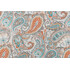 Mill Creek Paisley Printed Drapery Fabric in Summer