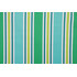 Aruba Stripe Printed Polyester Outdoor Fabric in Turquoise/Green 