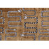 TFA Serpentine Latex-Backed Velvet Upholstery Fabric in Dark Gold