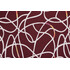 Crypton Squiggle High Performance Woven Chenille Upholstery Fabric in Maroon