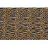 Animal Stripe Woven Chenille Upholstery Fabric in Gold/Black