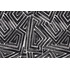 Lacefield Maze-Chatham White Printed Cotton Blend Drapery Fabric in Mars Black
