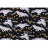 Faye Guanipa Take Me To Tokyo - Cranes Printed Cotton Craft Fabric in Wren for Dear Stella