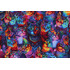 Chong-A Hwang Fabrics of SoHo Wildcat - Packed Rainbow Cats Printed Cotton Craft Fabric in Multi